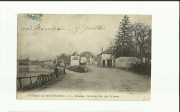 CPA  89 Moneteau Entrée Du Pays Coté D'auxerre, Auxerre Et Ses Environs ,dos Vert - Moneteau