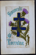 LORRAINE CARTE RARE  BRODEE - Embroidered