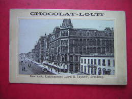 IMAGE  CHOCOLAT LOUIT NEW YORK ETABLISSEMENT LORD & TAYLORS BROADWAY - Louit