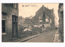 Roeselare Manestraat  Rousselare Oorlogsschade 1914 1918 - Roeselare