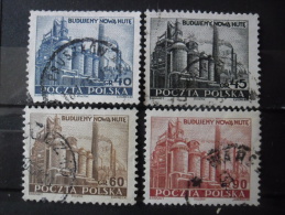 POLOGNE Série Complète N°602 Au 605 Oblitéré - Used Stamps