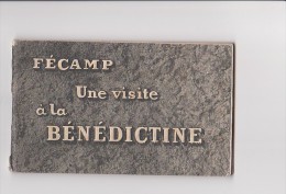 Carnet De Vues FECAMP Une Visite à La BENEDICTINE 32 Vues Intérieures Et Exterieures Batiment Abbaye Et Cave - Normandie