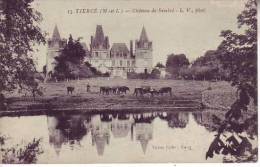 49 TIERCE - (animé, Vaches) Château De SIMBRE - D2 1000 - Tierce
