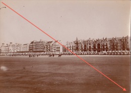 Photo Ancienne Mer Belge Bord De Mer à Ostende - Blankenberghe - Antiche (ante 1900)
