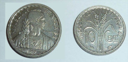 INDOCHINE 10 Cent MAGNETIQUE NICKEL 3g 1939, ETAT SUP PLUS (P-TURIN) - PIECE MONNAIE ARGENT, INDO-CHINE FRANCE COLONIES - Other & Unclassified