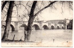 CP, 78, MANTES, Le Vieux Pont De Limay, Ecrite En 1918 - Mantes La Jolie