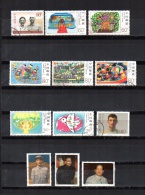 China   2000  .-  Y&T Nº   3805 - 3807/3813- 3814/3817 - Used Stamps