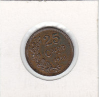 25 CENTIMES Bronze 1930 - Lussemburgo