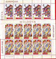 Moldova, 2 Sheetlets, Europe / Europa - Integration, 2006 - 2006