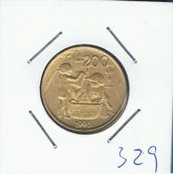 SAN MARINO - 200 Liras 1995   KM329 - Saint-Marin