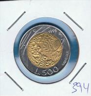 SAN MARINO - 500 Liras 1999  KM394 - Saint-Marin