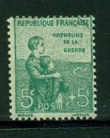 Au Profit Des Orphelins De La Guerre ; Gomme Abîmée N° 149 - Unused Stamps