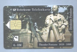 GERMANY: A-11 06/92 "Theodor Fontane" UNUSED - A + AD-Series : D. Telekom AG Advertisement