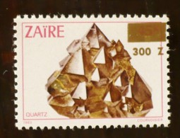 ZAIRE Mineraux, Yvert N° 1313 ** MNH, Neuf Sans Charniere (nouvelle Valeur Surchargée) - Minerals