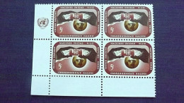 UNO-New York 176 Yt 167 Sc 166 Eckrandviererblock EVB ´C´ **/MNH, Freimarke 1967 (auch EVB ´D´ Möglich) - Ungebraucht