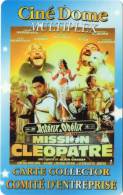 CARTE CINEMA-CINECARTE    CINE DOME  AUBIERE  Asterix Et Obélisque Mission  Cléopatre - Movie Cards