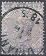 BELGIQUE - 50 C. Léopold II Oblitéré TTB - 1883 Léopold II