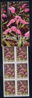 DENMARK 1990 Flowers 3.50 Kr In Complete Booklet MNH / **.  Michel 982 MH - Cuadernillos
