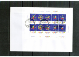 Slowenien / Slovenia 2007 Roemischen Vertrag / Rome Agreement Kleinbogen / Sheet FDC - 2007