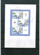 Slowenien / Slovenia 2002 Salt Lake City Kleinbogen / Sheet FDC - Winter 2002: Salt Lake City