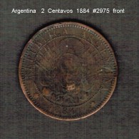 ARGENTINA    2  CENTAVOS  1884 (KM # 33) - Argentinië