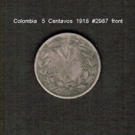 COLOMBIA    5  CENTAVOS  1918  (KM # 199) - Colombia