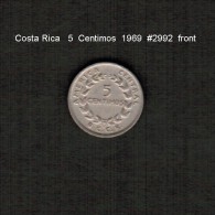 COSTA RICA    5  CENTIMOS  1969  (KM # 184.2) - Costa Rica