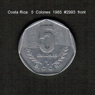 COSTA RICA    5  COLONES  1985  (KM # 214) - Costa Rica