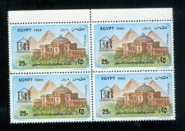 EGYPT / 1989 / AIRMAIL / CENTENARY OF INTERPARLIAMENTARY UNION / PYRAMIDS / MNH / VF - Neufs