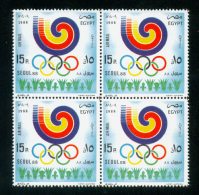 EGYPT / 1988 / AIRMAIL / SPORT / SUMMER OLYMPIC GAMES ; SEOUL 88 / MNH / VF - Neufs