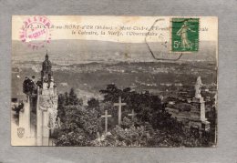 42834   Francia,  St-Cyr-au-Mont-d"Or -  Mont-Cindre  -  Le  Calvaire  -  La  Vierge -  L"Observatoire,  VG - Limonest