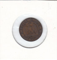 2 CENTIMES Bronze Napoléon III 1862 K - 2 Centimes