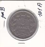 5 FRANCS Nickel Albert I 1930 Pos A - 5 Frank & 1 Belga