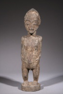 Art Africain Statuette D´autel Baoulé - Arte Africano