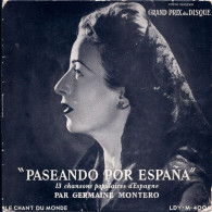 GERMAINE MONTERO  ° PASEANDO POR ESPANA   /  MINI 33 TOURS 13 TITRES - Andere & Zonder Classificatie