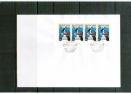 Slowenien / Slovenia 1997 Michel 78 II KB / Sheet Skispringen Weltrekord / Ski Jumping World Record FDC - Springconcours