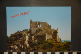 CP, 07, Saint Peray Les Ruines Du Chateau De Crussol - Saint Péray