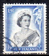 NEW ZEALAND 1953 Queen Elizabeth II  - 1s.6d. - Black And Blue FU - Used Stamps