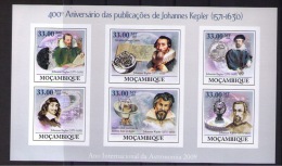 MOZAMBIQUE  2009 400th BIRTHDAY OF JOHANNES KEPLER PUBLICATIONS (IMPERFORATED) - Explorateurs