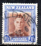 NEW ZEALAND 1938 King George VI - 1s.3d. - Brown And Blue  FU - Ongebruikt