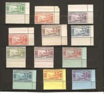 TIMBRES DE 1938 SANS FILIGRANE  N° 100**  à  111* - Neufs