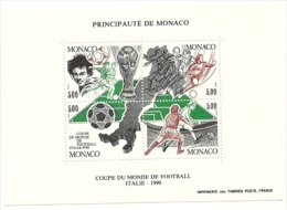 1990 - Monaco BF 50 Mondiali Di Calcio  ++++++++ - 1990 – Italien
