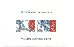 1994 - Monaco BF 63 Olimpiadi Di Lillehammer   +++++++ - Hiver 1994: Lillehammer