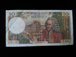 Billet 10 Francs "Voltaire"  -1972 D - 10 F 1963-1973 ''Voltaire''