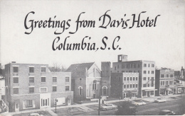 GREETINGS FROM DAVIS HOTEL / COLUMBIA SC - Columbia