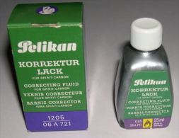 PELIKAN - VERNIS CORRECTEUR POUR SPIRIT-CARBON - CORRECTING FLUID - BARNIZ CORRECTOR - - Autres & Non Classés