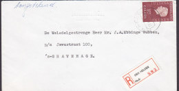 Netherlands Registered Recommandé Einschreiben DEN HELDER Label 1970 Cover Brief To ´s-GRAVENHAGE Königin Juliana - Lettres & Documents