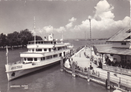CPSM AUTRICHE @ BREGENZ En 1959 @ Hafen - Bateau Austria Au Port Débarcadère - Bregenz