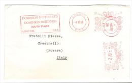 VER3110 - GRAN BRETAGNA , Lettera  Per L'Italia . Rossa - Brieven En Documenten