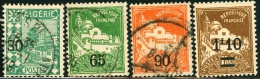 ALGERIA, COLONIA FRANCESE, FRENCH COLONY, 1927, FRANCOBOLLI USATI, Scott 70-73 - Oblitérés